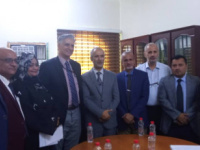 نائب وزير الصحة يلتقي نائب ممثل صندوق الأمم المتحدة للسكان بالعاصمة عدن