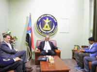 Al-Jaadi meets the CEO of Georgetown Strategic Group