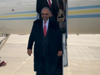President Al-Zubaidi arrives in the Russian capital, Moscow