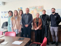 The representative of the Transitional Council's foreign affairs in Russia meets with the head of the Middle East Studies Center